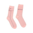 thumbnail image 1 of Library Card Pink Socks - Large, 1 of 1