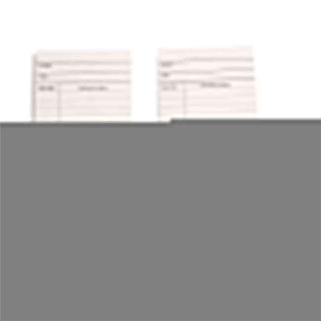 Library Cards & Self-Adhesive Pockets, White