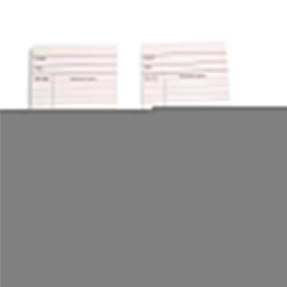 Library Cards & Self-Adhesive Pockets, White