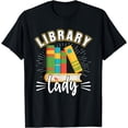 thumbnail image 1 of Library Lady I Librarian T-Shirt, 1 of 4