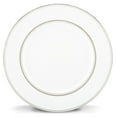 Library Lane Dinner Plate, 1.50 LB, White