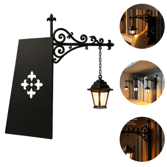 Library Lantern-Decorative Bookshelf Lighting, Reading Book Shelf Lights for Bookworms, Antique Led Books Nook Lamp Ornament, Unique Gift for Book Lovers (1PC)