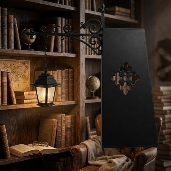Library Lantern-Decorative Bookshelf Lighting, Warm LED Nightlight, Miniature Shelf Light, Antique Led Books Nook Lamp Ornament for Study Reading Corner Home Library, Unique Gift for Book Lovers