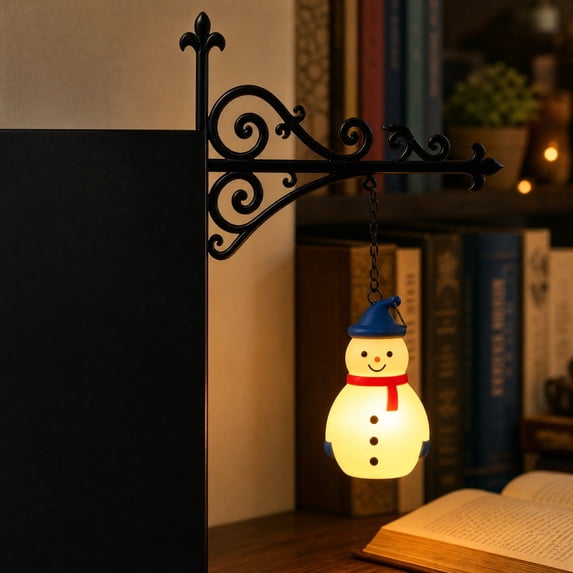 Library Lantern Mini Bookshelf Lamp Multifunctional Decorative Bookshelf Cute Lantern Decorative Library Hanging Resin Lighting, Miniature Halloween Vintage Patchwork Reading Book LED Nightlight