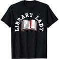 thumbnail image 1 of Library Librarian Bookworm Reading Books T-Shirt, 1 of 4