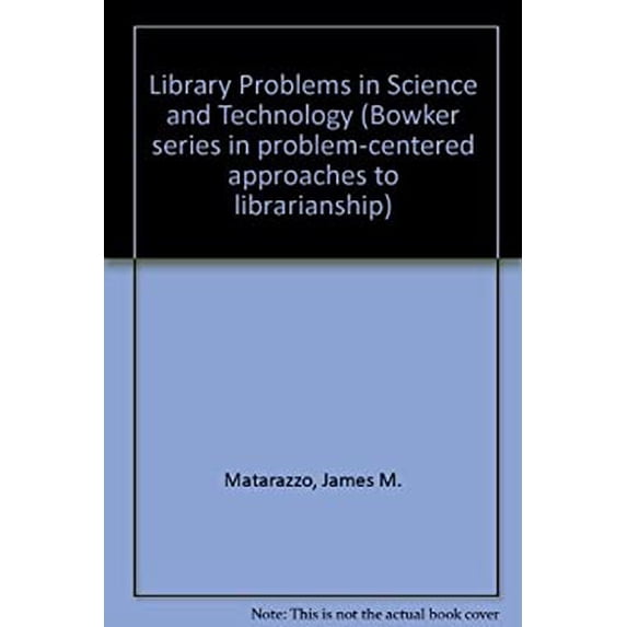 Pre-Owned Library Problems in Science and Technology (Hardcover) 9780835204866