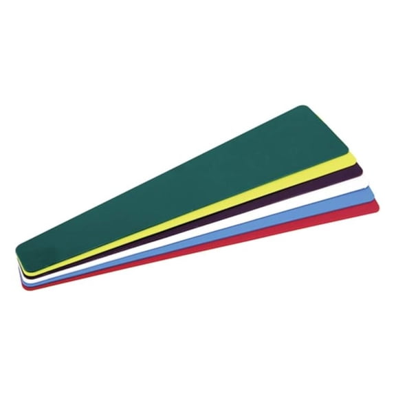 Library Shelf Markers - Assorted Colors 6/pkg