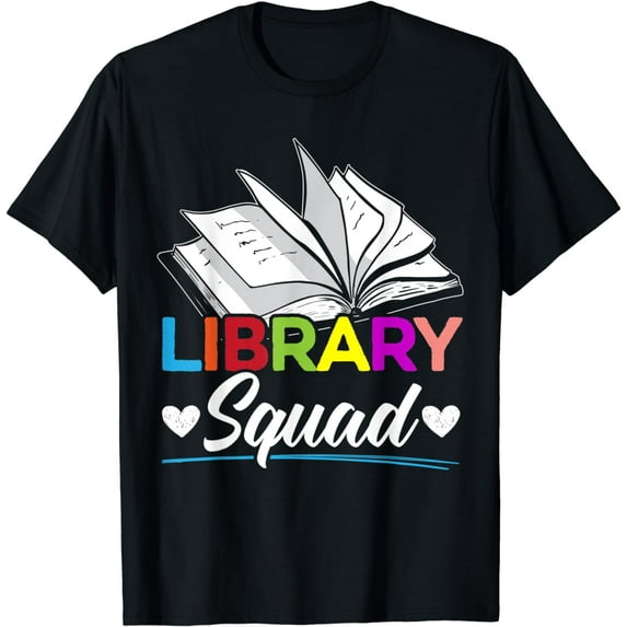 Library Squad Design for a Reading Club Lovers T-Shirt