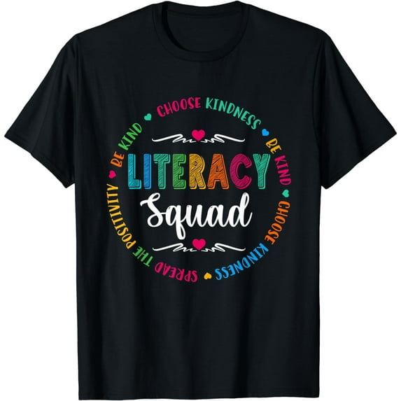 Library Squad Reading Teacher Interventionist Specialist T-Shirt