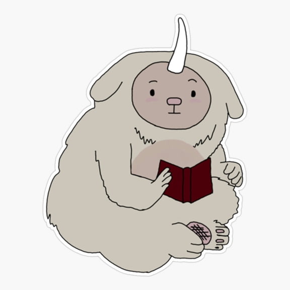 Library Summer Camp Island Cartoon Vinyl Decal Sticker