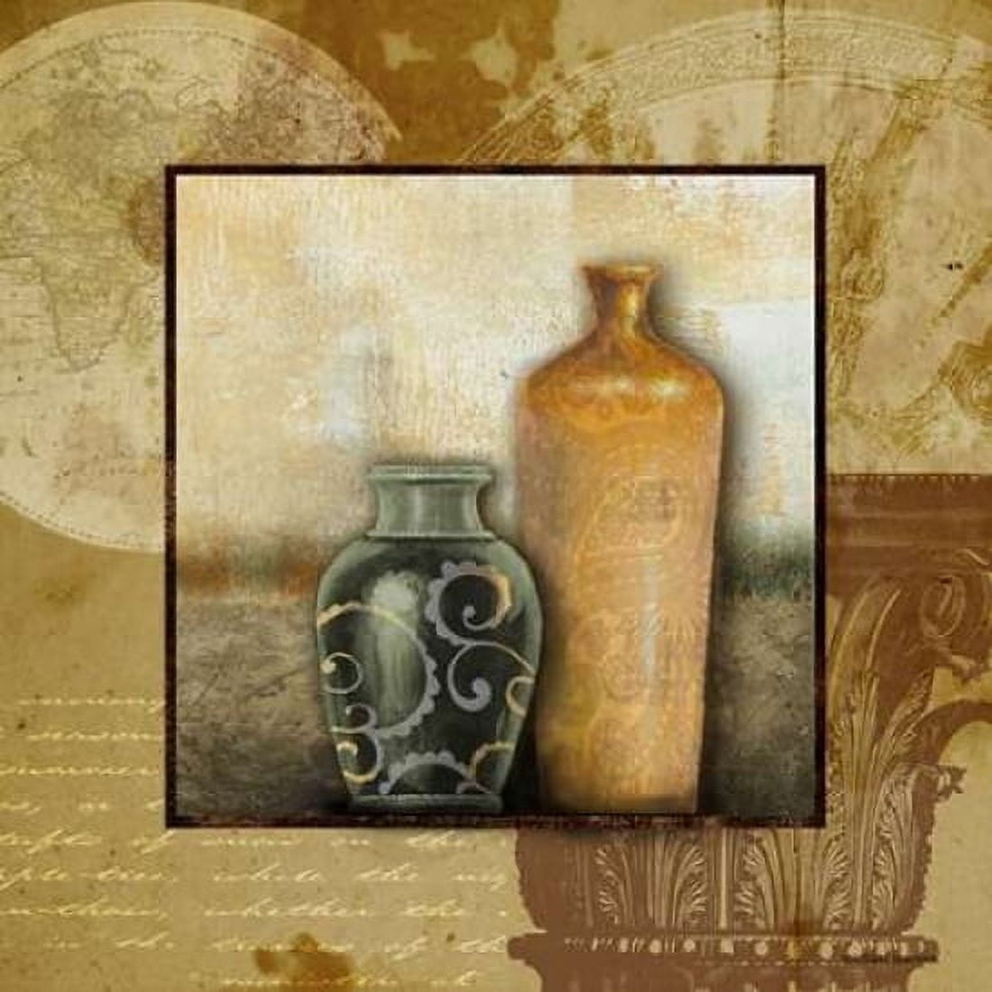Library Vessels I Canvas Art - Michael Marcon (24 x 24)