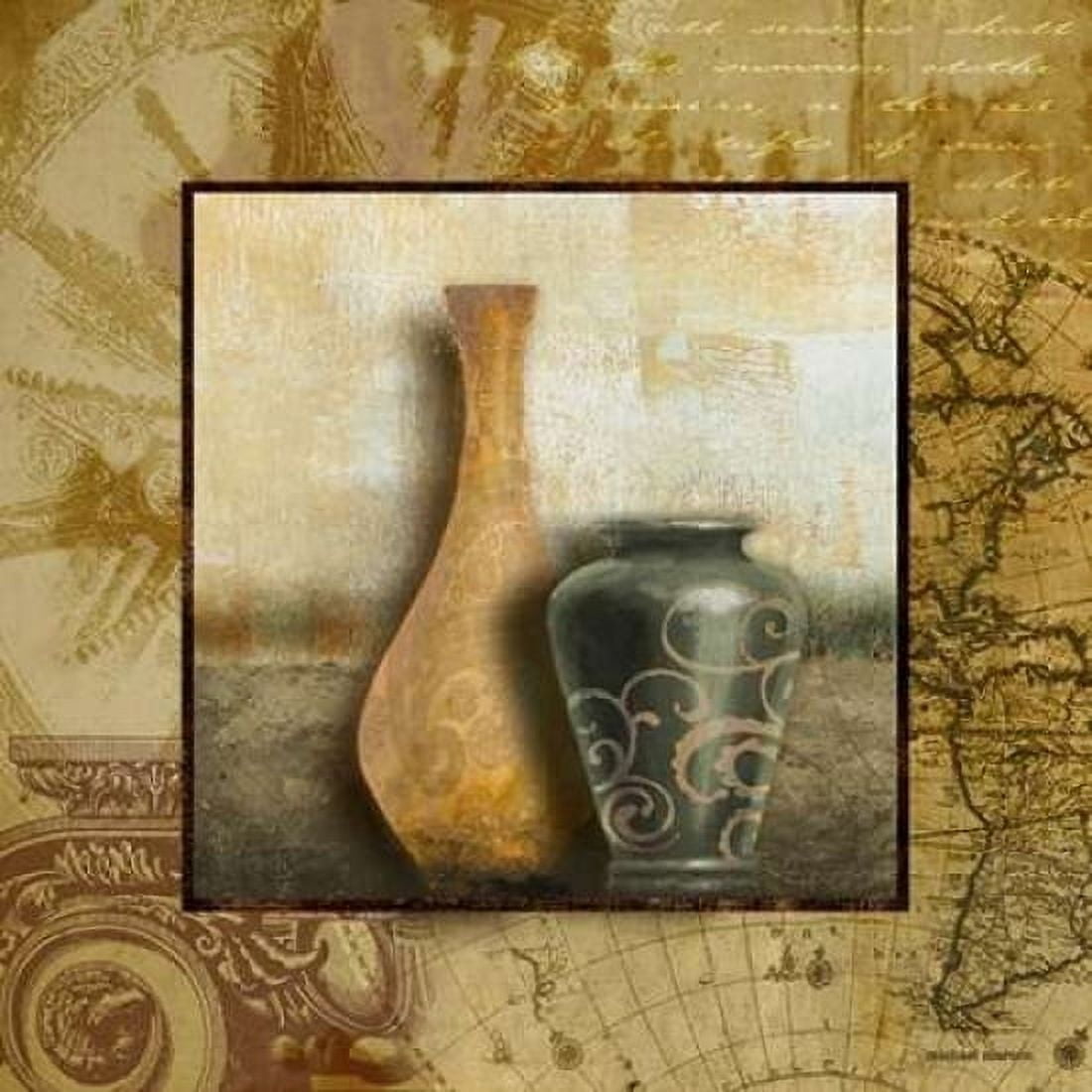 Library Vessels II Canvas Art - Michael Marcon (24 x 24)