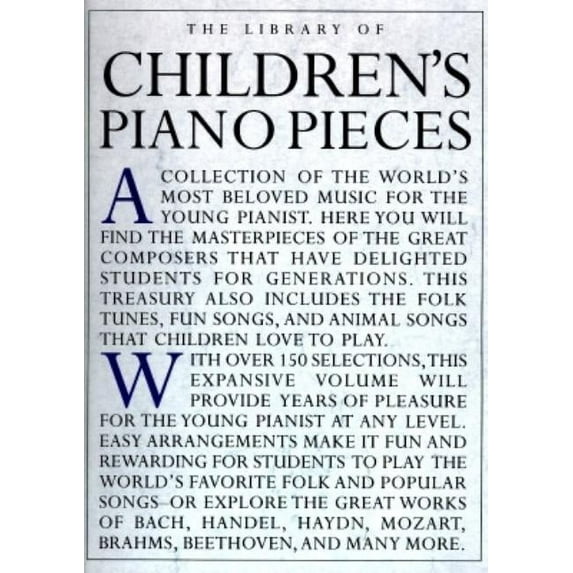 Library of Children's Piano Pieces : Easy Piano