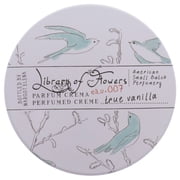 Library of Flowers True Vanilla Parfum Crema , 2.5 oz Cream