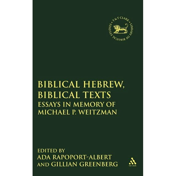Library of Hebrew Bible/Old Testament St Biblical Hebrew, Biblical Texts, Book 333, (Hardcover)