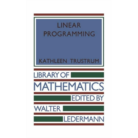 Library of Mathematics Linear Programming, (Paperback)