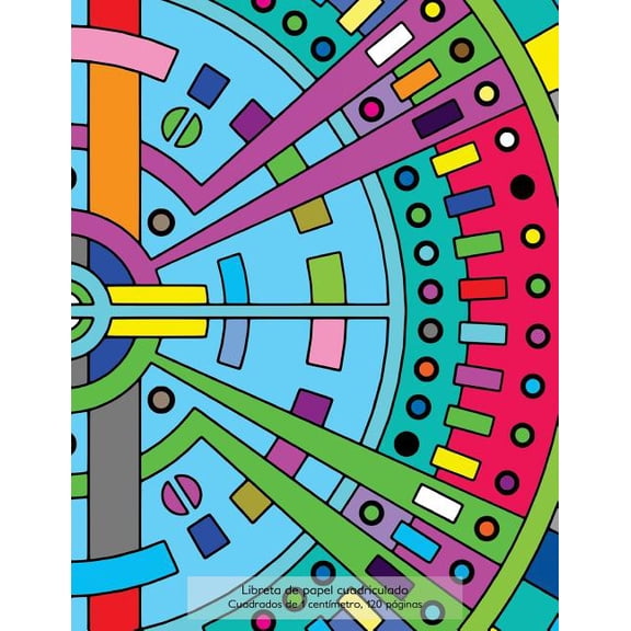 Libreta de papel cuadriculado, cuadrados de 1 centmetro, 120 pginas: Libreta 21,59 x 27,94 cm, perfecta para la asignatura de matemticas en la escuela, con cubierta de amuleto, papel cuadriculado c