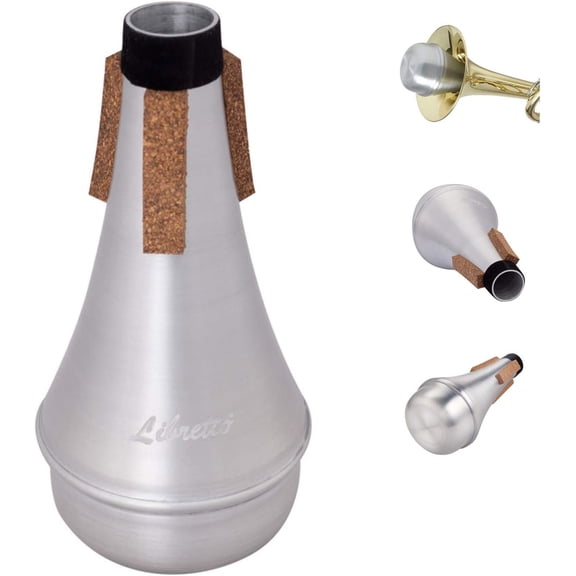 Libretto Trumpet Mute, Small Straight Practice Mute, All Aluminum