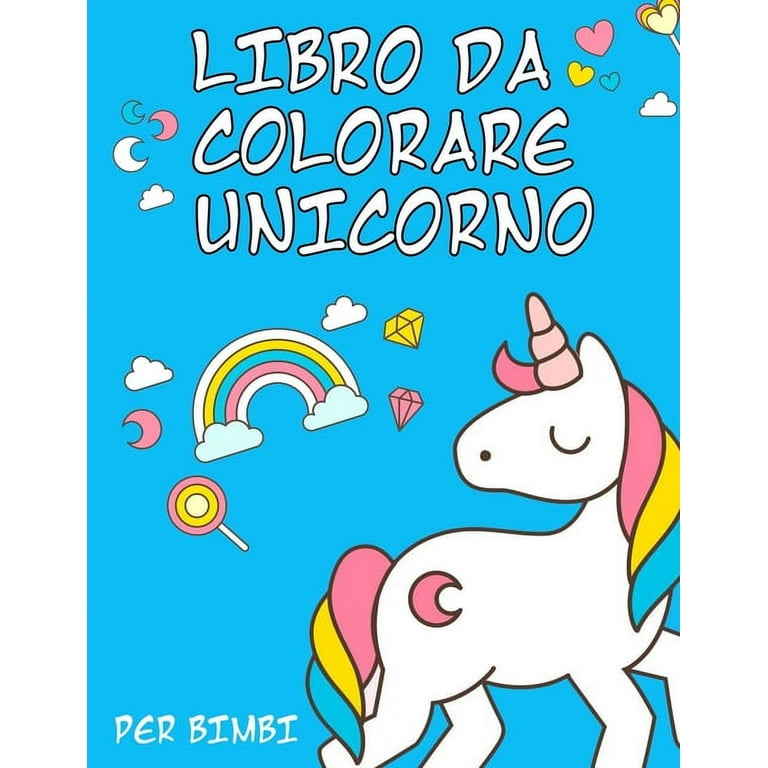  Unicorno da colorare per bambini