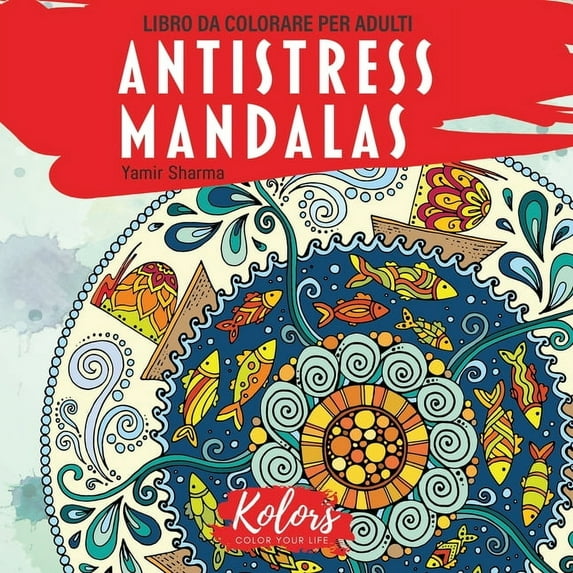 Libro da Colorare per Adulti Antistress Mandalas : Rilassati colorando i disegni dei mandala. 100 disegni di mandala a tema natalizio per rilassarsi e liberare la mente. (Paperback)