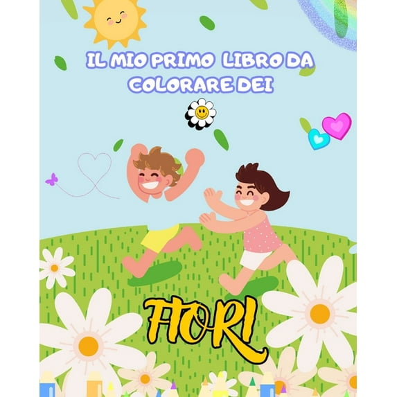 Libro da colorare di fiori per bambini: regalo per gli amanti dei fiori per bambini, ragazzi e ragazze: Con illustrazion, (Paperback)