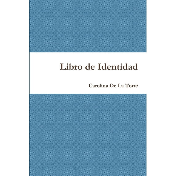 Libro de Identidad (Paperback)