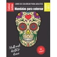 thumbnail image 1 of Libro de colorear para adultos - Mandalas para colorear - Skull and death to draw: MagnÃ­ficos mandalas para los apasiona, (Paperback), 1 of 1