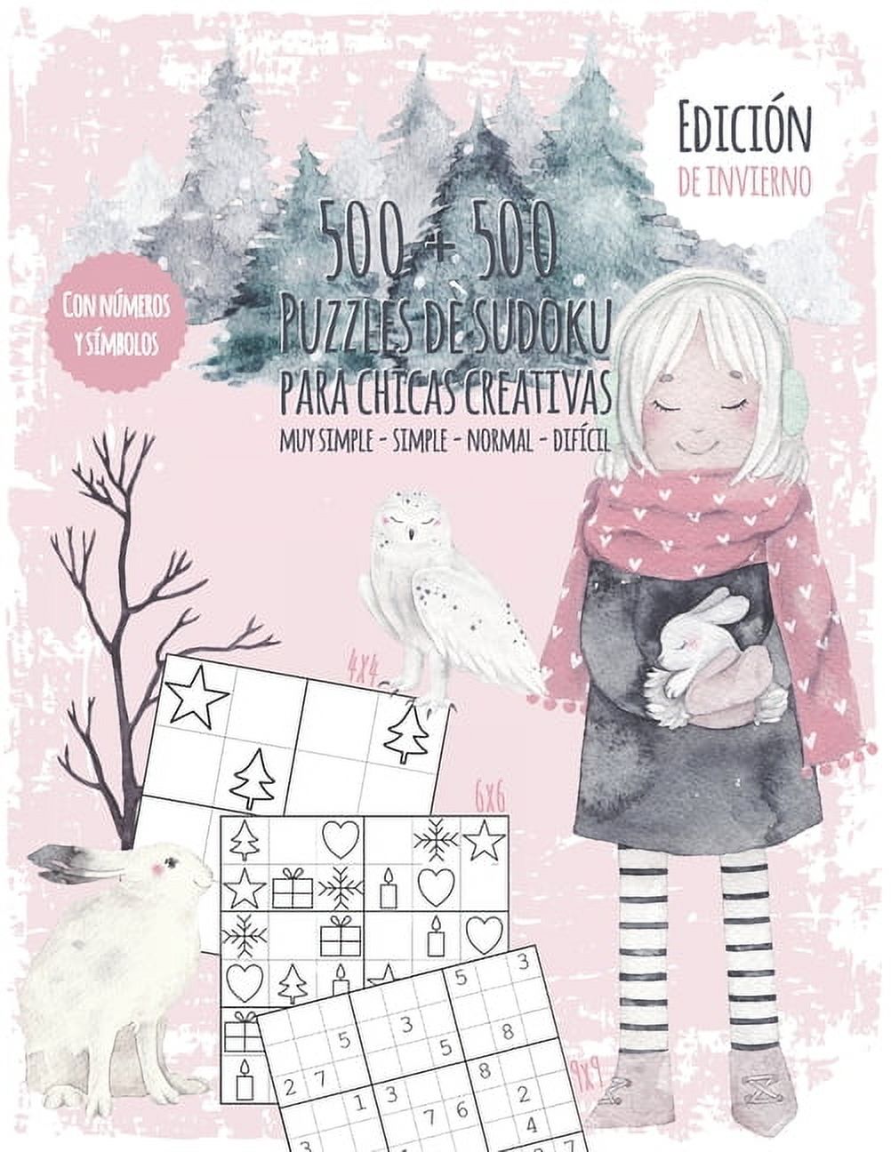 Libro de sudokus de las estaciones para niÃ±os creativos: Libro de sudokus para niÃ±as con 500 nÃºmeros y sÃ­mbolo sudokus -, (Paperback)