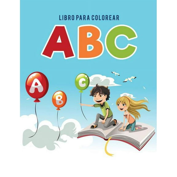 Libro para colorear ABC, (Paperback)