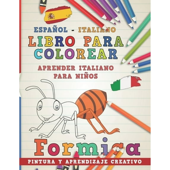 Libro para colorear Espa (Paperback) by Nerdmediaes
