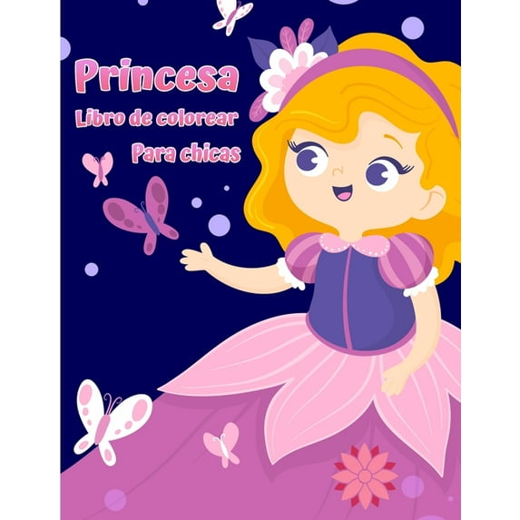 Libro para colorear de la princesita : Lindo y adorable libro de colorear de princesa real para niñas (Paperback)