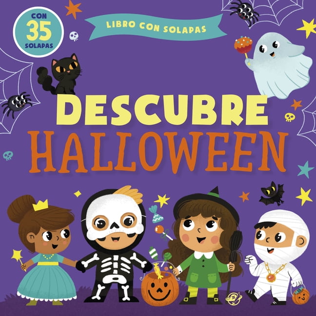 Libros de CartÃ³n Descubre Halloween / Lift-The-Flap Halloween (Spanish Edition): Â¡El Halloween MÃ¡s TerrorÃ­ficamente Divertido! Cuentos In, (Board Book)