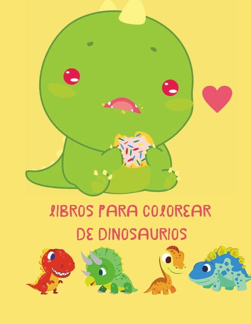 3 Libros para colorear en español Princesa Dinosaurios une los puntos  Spanish