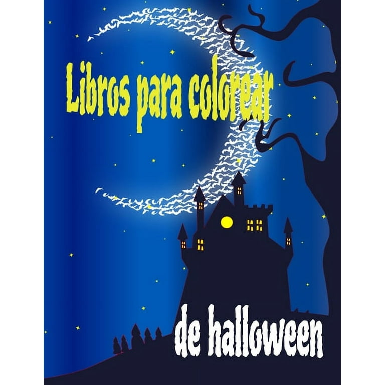 Libros para colorear de halloween: libro para colorear para niños, niñas,  coloring books,8.5x11 halloween Gran regalo para niños y niñas de 4 a 8  años. (Paperback) 