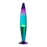 Libubow 16 inches Rainbow Motion Lava Lamp, Clear Liquid