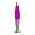 thumbnail image 1 of Libubow Retro Motion 13 Inch Silver Metal Base, Motion Lamp Pink Wax in Purple Liquid, 2 Bulbs, 1 of 5