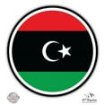 thumbnail image 1 of Libya Flag - 8" Vinyl Sticker - For Car Laptop I-Pad - Waterproof Decal, 1 of 1