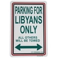 thumbnail image 1 of Libya Parking Sign, 1 of 1