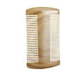 thumbnail image 1 of Lice Comb Double Sided Fine Teeth Prevent Static Scalp Massage Remove Louse Wooden Comb, 1 of 5