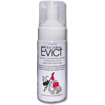 Lice Ladies EVICT Treatment Mousse - Safe, Natural, Non-Toxic Foaming Lice Treatment, 1 bottle