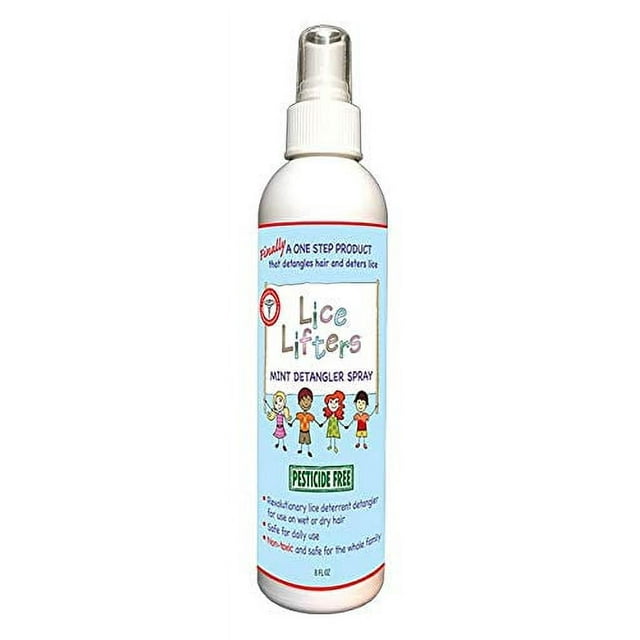 Lice Lifters Detangler Spray (Lice Deterrent). Detangles Hair and Deters Lice.NonToxic