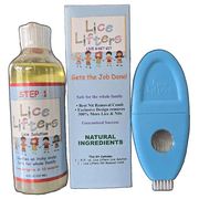 Lice Lifters Lice and Nit Treatment Kit Includes 8 Floz Solution and Removal Comb