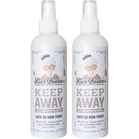 Lice Queen - Keep Away Lice Preventative Spray - 8oz 2-Pack