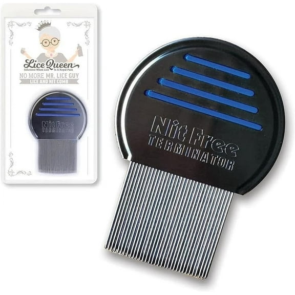 Lice Queen - No More Mr. Lice Guy Stainless Steel Nit Comb