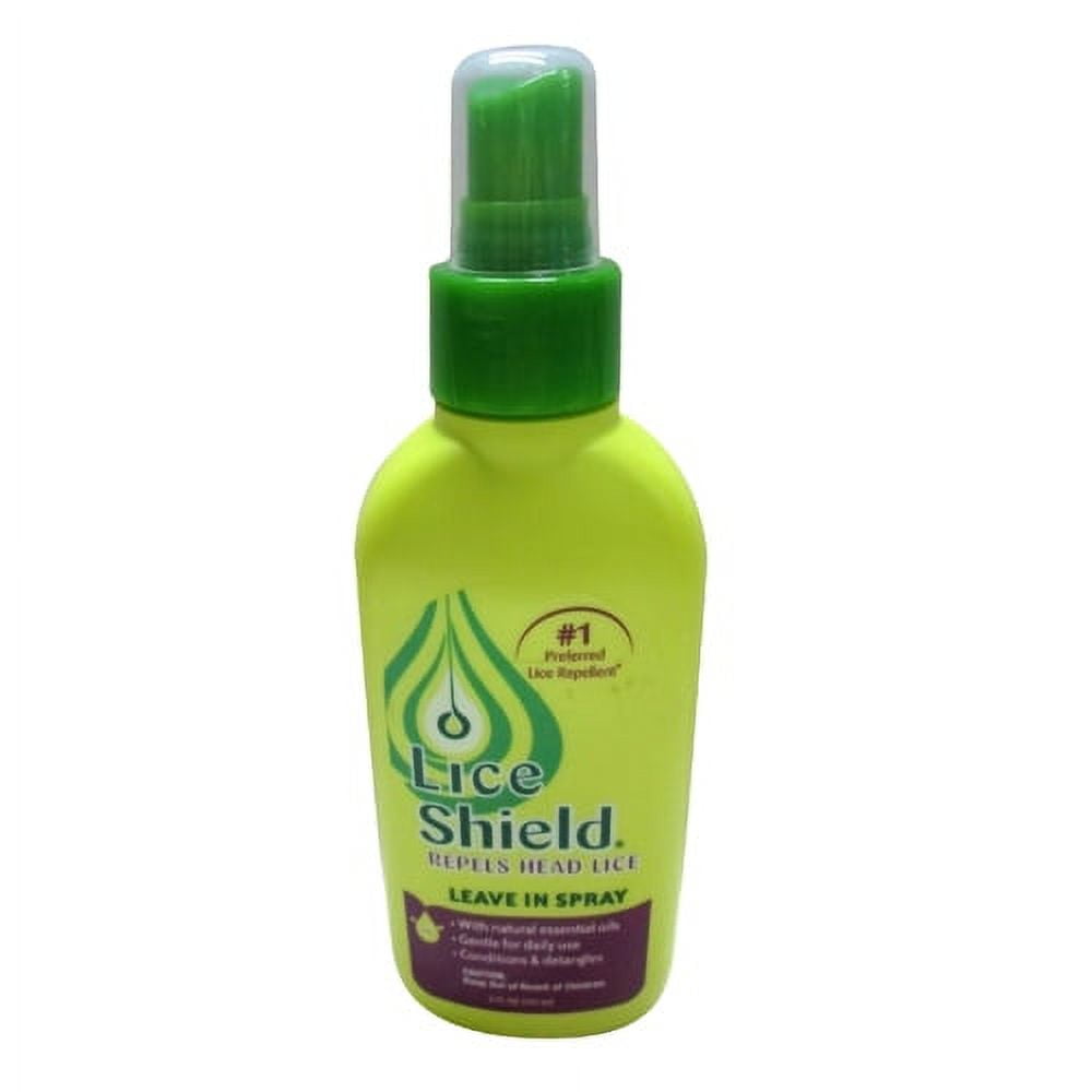 Lice Shield Repels Head Lice Leave In Spray 5 Oz