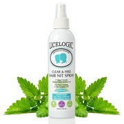 LiceLogic Clear & Free Hair Nit Head Lice Spray - Peppermint