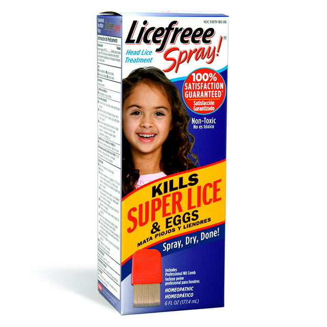 Licefreee Spray! Instant Head Lice Treatment, 6.0 fl oz