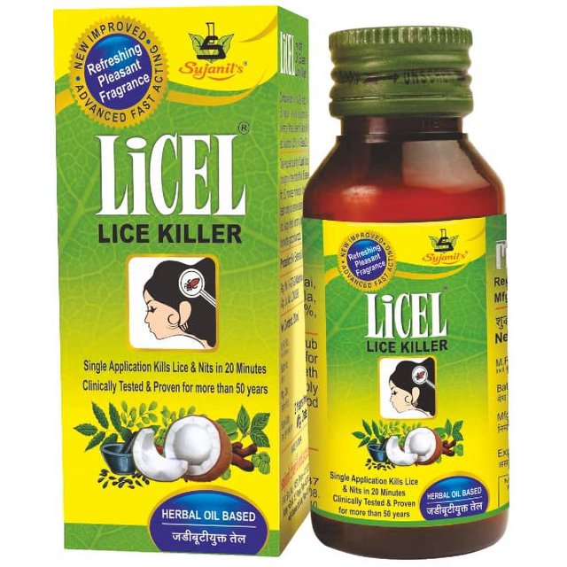 Licel Lice & Nits Killer Oil Herbal Lice Killer Oil Kills Lice