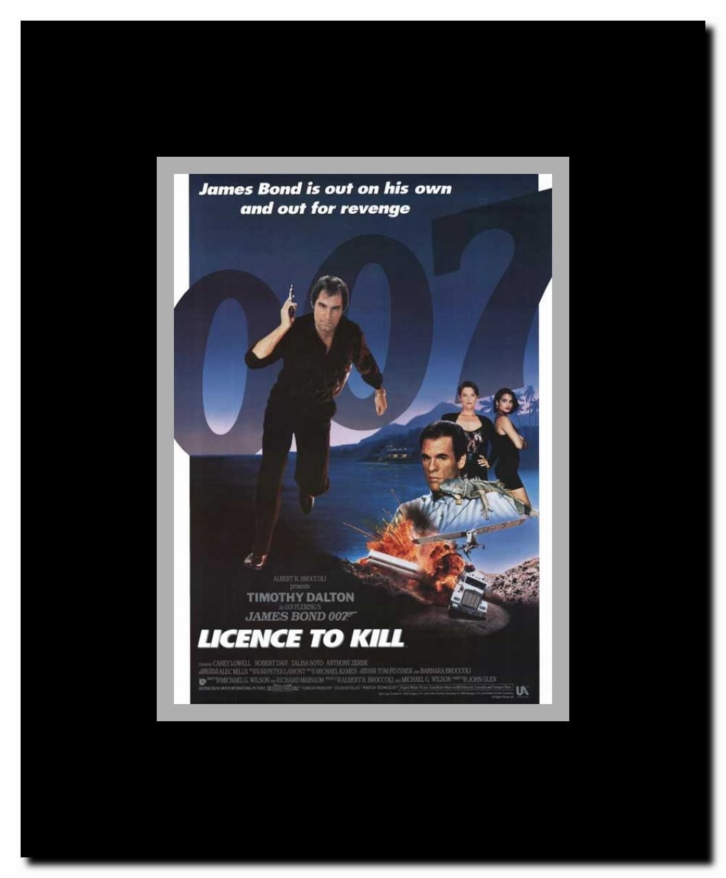 Licence to Kill Framed Movie Poster