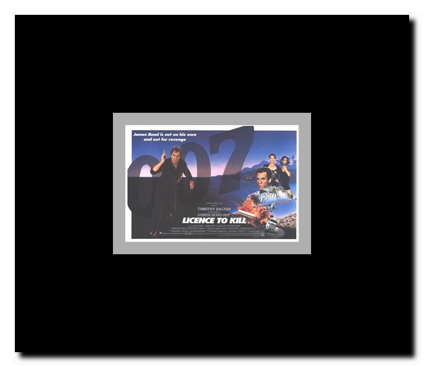 Licence to Kill Framed Movie Poster